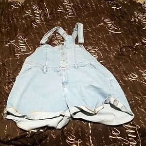 Light blue Jean overalls